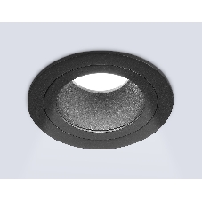 Встраиваемый точечный светильник Ambrella light TN102824 BK/BK черный/черный GU5.3 D92*50