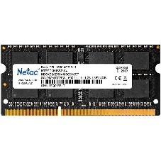 Оперативная память NETAC Basic, DDR3L, 4GB (1x4GB), 1600MHz, CL11, SO-DIMM