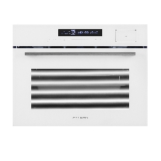 Духовой Шкаф электрический с паром Maunfeld MCMO5016STGW, 50л, дверца с 2 стеклами, белый