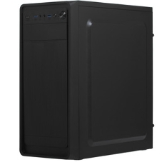 Компьютерный корпус Miditower ExeGate XP-332UC-UNS350 (ATX, БП UNS350 с вент. 12см, 2хUSB 3.0/1хTypeC, аудио, черный)