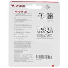 Флешка USB Transcend JetFlash 780 (TS64GJF780), 64Gb, USB 3.2 Gen 1 (USB 3.0), R/W 210/140, черный/серебристый