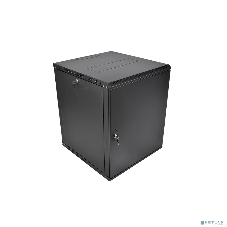 Шкаф телекоммуникационный настенный разборный ЦМО ЭКОНОМ 18U (600 520) дверь металл, черный