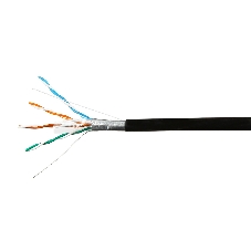 Кабель SkyNet Premium FTP outdoor 4x2x0,51, медный, FLUKE TEST, кат.5e, однож., 100 м, box, черный