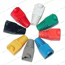 Защитные колпачки для кабеля 6,0мм cat.5, на соединение коннектора с кабелем, зеленый, 100 шт. в пчк