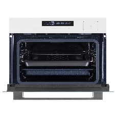 Духовой Шкаф электрический с паром Maunfeld MCMO5016STGW, 50л, дверца с 2 стеклами, белый