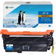 Картридж лазерный G&G GG-CE251A CE251A голубой (7000 стр.) для HP CLJ CP3525n/CP3525dn/CP3525X/CP3520/CM3530fs MFP/CM3530 MFP