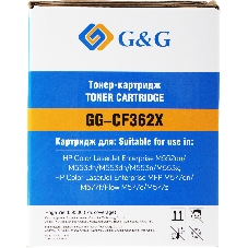 Картридж лазерный G&G GG-CF362X желтый (9500 стр.) для HP CLJ M553N/M553DN/M553X/M577C/M577Z/M577F/M577DN