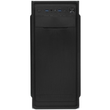 Компьютерный корпус Miditower ExeGate XP-332UC-UNS350 (ATX, БП UNS350 с вент. 12см, 2хUSB 3.0/1хTypeC, аудио, черный)