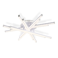 Потолочный светодиодный светильник Ambrella light FL6275 WH белый 134W 3000K-6400K 800*800*165 (ПДУ ИК)