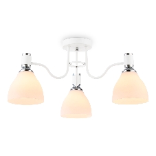 Светильник Ambrella light TR303302/3 WH/CH/FR белый/хром/белый матовый E27*3 max 60W D600*270
