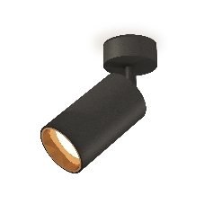 Светильник Ambrella Light XM6323004 SBK/PYG черный песок/золото желтое полированное MR16 GU5.3 (A2210, C6323, N6113)
