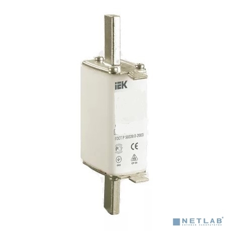 Плавкая вставка предохранителя Iek DPP11-080 ППНИ-33, габарит 00С, 80А ИЭК