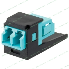 Адаптер Panduit CMDSAQLCZBL проходн. Mini-ComLC дупл. 50/125 OM3 черный