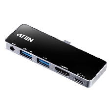 Многопортовая сверх-портативная док-станция ATEN USB-C Travel Dock with Power Pass-Through