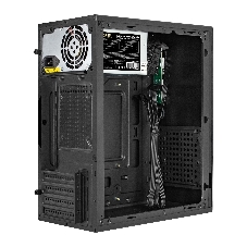 Компьютерный корпус Minitower ExeGate BAA-308M-AAA350 (mATX, БП AAA350 с вент. 8см, 2*USB, HD Audio, черный)