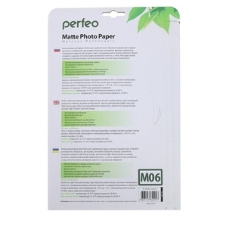 фотобумага Perfeo PF-MTA4-190/50 Бумага Perfeo матовая 50л, A4 190 г/м2 (M06)