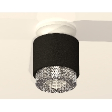 Светильник Ambrella Light XS7511042 SBK/SWH/CL черный песок/белый песок/прозрачный MR16 GU5.3 (N7925, C7511, N7191)