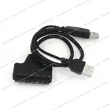 Переходник SATA на USB 2.0 на шнурке 30 см с индикаторами питания и чтения HDD DM-685