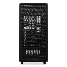 Компьютерный корпус без блока питания HSPD M510, Mesh Mid Tower, черный, TG, 0.5 SPCC, no fans ATX, mATX, mITX 180/280/160мм 1x2.5