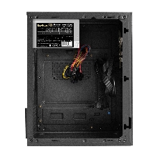 Компьютерный корпус Minitower ExeGate BAA-308MU2-AA500 (mATX, БП AA500 с вент. 8см, 1хUSB+2хUSB 3.0, HD Audio, черный)