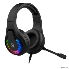 Гарнитура Bloody G230P чёрный, проводная, USB, подсветка