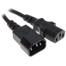 Кабель питания Cablexpert PC-189-VDE-R-1.8M, C13-С14, 3x0.75мм2, 10A, с заземлением, медь, 1.8м, красный, пакет