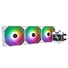 Система жидкостного охлаждения Thermalright Frozen Warframe 420 ARGB Soc-AM5/AM4/1200/1700/1851 черный 4-pin 29.8dB Al LCD Ret (F-WFRAME-420-BL-ARGB)