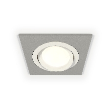 Комплект встраиваемого поворотного светильника Ambrella light XC7633080 SGR/SWH серый песок/белый песок MR16 GU5.3 (C7633, N7001)