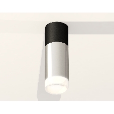 Светильник Ambrella Light XS6325062 PSL/SBK/FR серебро полированное/черный песок/белый матовый MR16 GU5.3