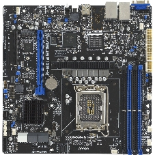 Материнская плата серверная ASUS P13R-M, LGA1700, Intel C262, 4xDDR5 (ECC), 8xSATA, 1xM.2, 1xPCIe 5.0 x16, 1xPCIe 3.0 x8, 1xVGA, 3x1Gb LAN, 3xUSB-A 10Gbps, mATX