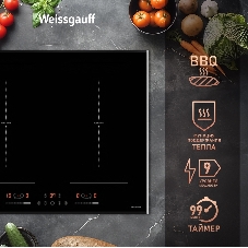 Индукционная варочная панель Weissgauff HI 642 Bfzg, независимая, черный