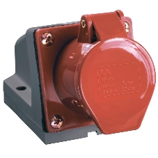 Розетка 125 стационарная 3Р+РЕ+N 32А 380В IP44 IEK