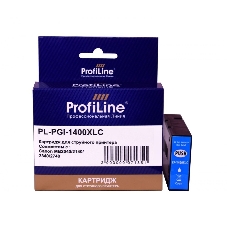 Картридж струйный ProfiLine PL-PGI-1400XLC для принтеров Canon MB2040/MB2140/MB2340/MB2740 с чернилами Cyan