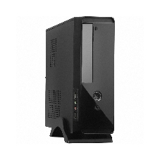 Компьютерный корпус ExeGate EX268702RUS MiniITX ExeGate MI-209 Black, miniITX/mATX, (без БП), 2хUSB, Audio