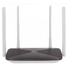 Беспроводный маршрутизатор Mercusys AC12, Dual Band, (867Мбит/с на 5 ГГц + 300Мбит/с на 2,4 ГГц)4 порта 100 Мбит/с, 4 фиксированных антенны