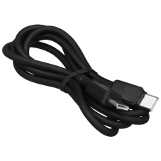 Кабель USB2.0 Hoco Type-C/Type-C, 3А, 60Вт, X120, 1м, черный, коробка
