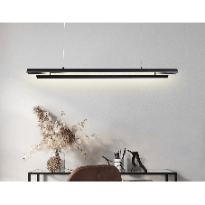 Светильник Ambrella light TN71337 BK черный LED 10W 4200K 945*60*1060