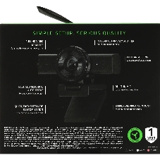 Веб-камера Razer Kiyo V2 X 2560x1440, 60 кадр/с, USB, микрофон, шторка приватности, автофокус, крепление на мониторе