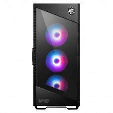 Компьютерный корпус MSI MPG VELOX 100R 2xUSB 3.0, 1xType C, 4x120мм ARGb Fan, ARGb Control Board, Tempered Glass Window, Glass Front Panel, Brown Box (829315)