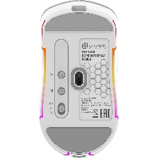Мышь беспроводная Oklick 900GMW белый, 26000 dpi, радиоканал, Bluetooth, USB, кнопки - 6