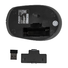 Комплект клавиатура+мышь Fusion GKIT-752 беспроводной, USB, 1000 DPI, чёрный