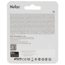 Флешка USB Netac U326 (NT03U326N-008G-20PN), 8Gb, USB 2.0, R/W 50/15, серебристый