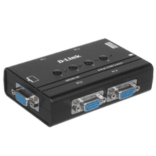 Переключатель KVM D-link DKVM-4K/B3A 4-портовый KVM-переключатель с портами VGA и PS/2