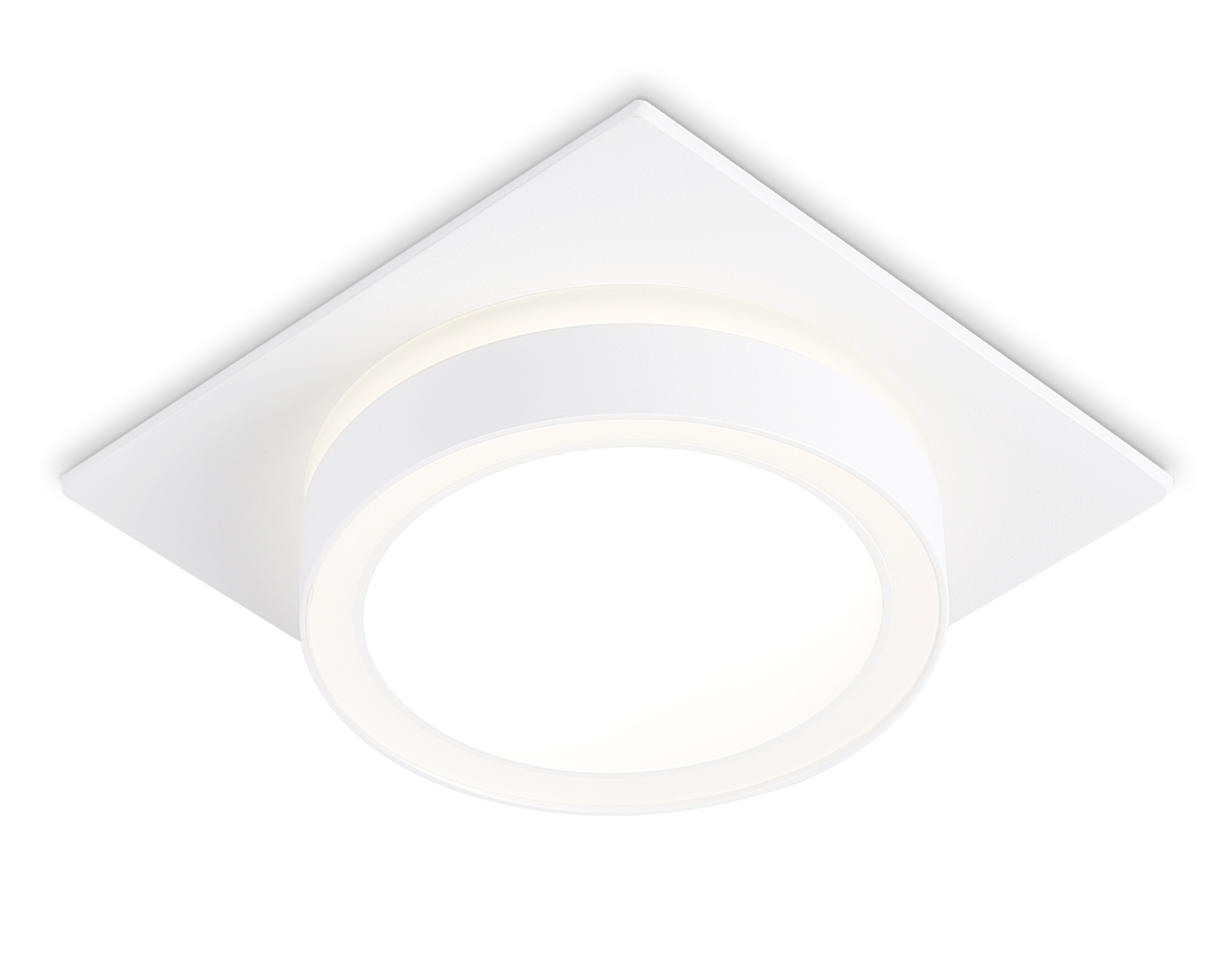 Светильник Ambrella light TN52421 WH/FR белый/белый матовый GX53 max 12W 105*105*45