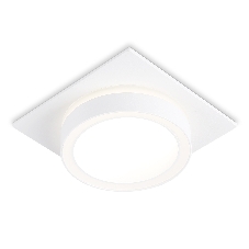 Светильник Ambrella light TN52421 WH/FR белый/белый матовый GX53 max 12W 105*105*45
