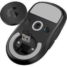 Мышь беспроводная Logitech G PRO X SUPERLIGHT черный, 25600 dpi, радиоканал, USB, кнопки - 5