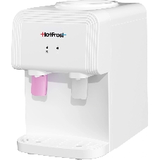 Кулер для воды Hotfrost D70F, верхняя загрузка, нагрев 90 °С, без охлаждения, белый
