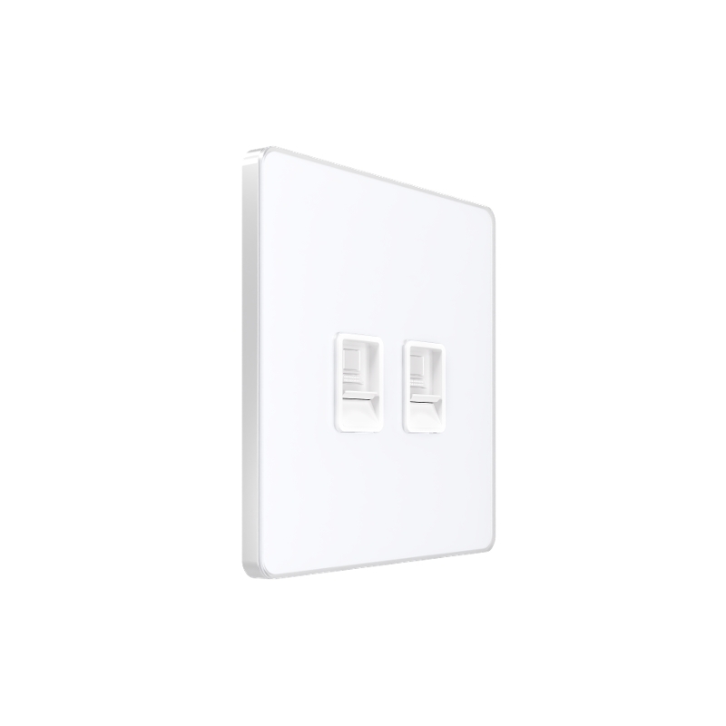 Systeme Electric Systeme Infinity Арктический лед Розетка информационная RJ-45 кат.5e 2-я
