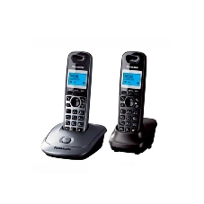 Телефон беспроводной (DECT) Panasonic KX-TG2512RU1 Доп трубка в комплекте, АОН, Caller ID, спикерфон, полифония