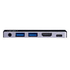 Многопортовая сверх-портативная док-станция ATEN USB-C Travel Dock with Power Pass-Through